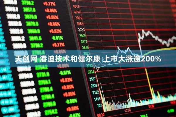 天创网 港迪技术和健尔康 上市大涨逾200%