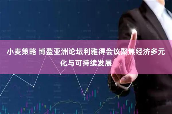 小麦策略 博鳌亚洲论坛利雅得会议聚焦经济多元化与可持续发展