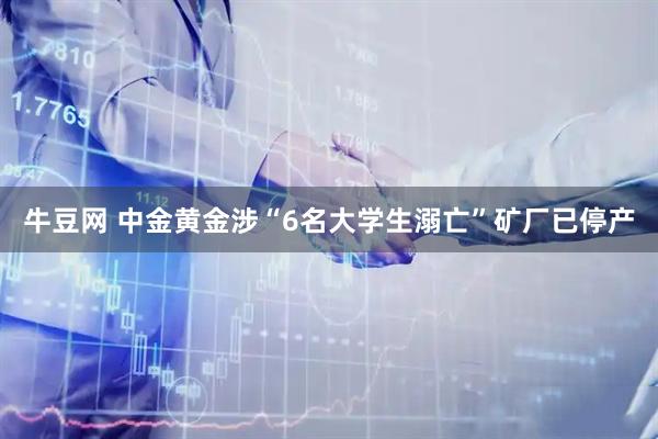 牛豆网 中金黄金涉“6名大学生溺亡”矿厂已停产